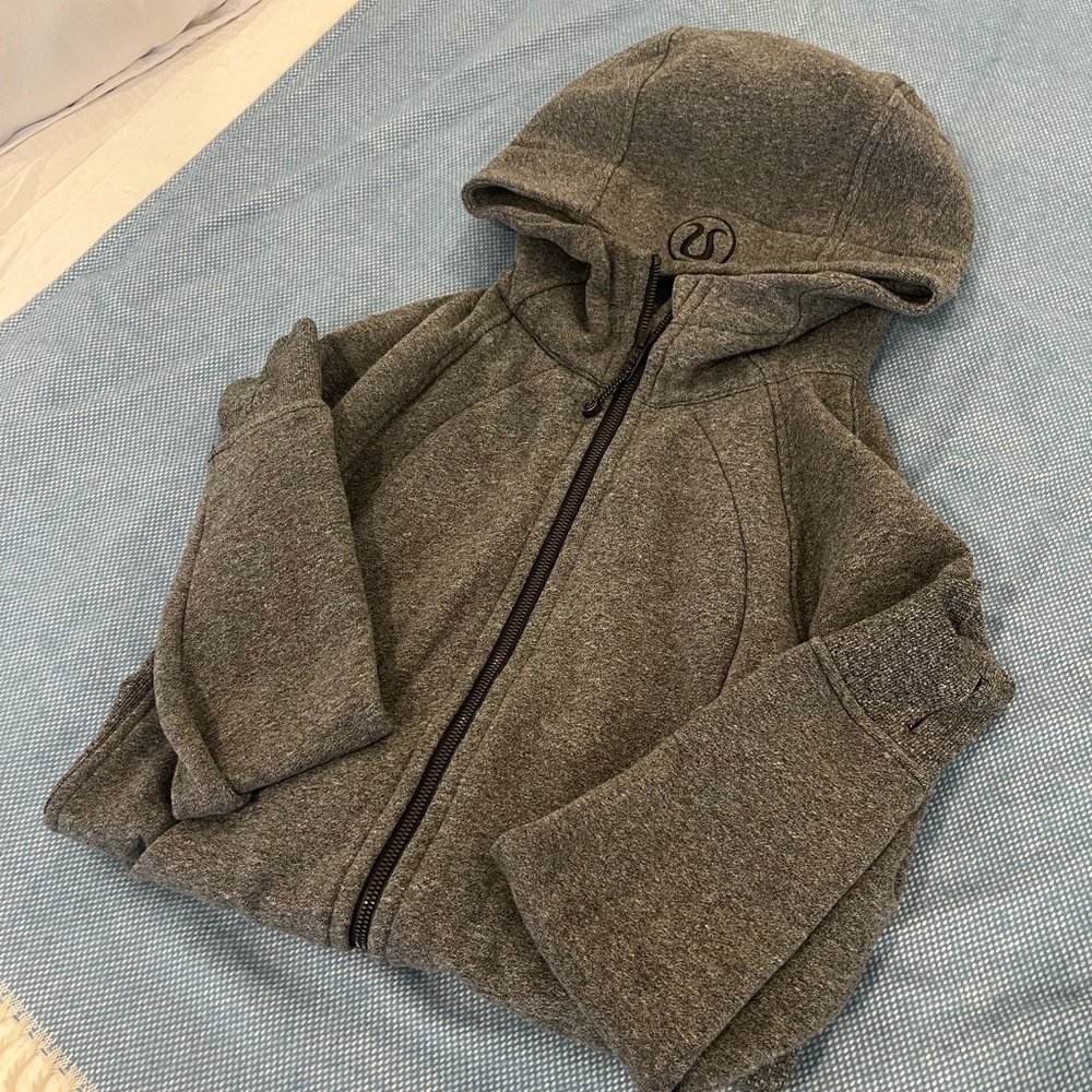 Lululemon Scuba Hoodie Speckled Gray